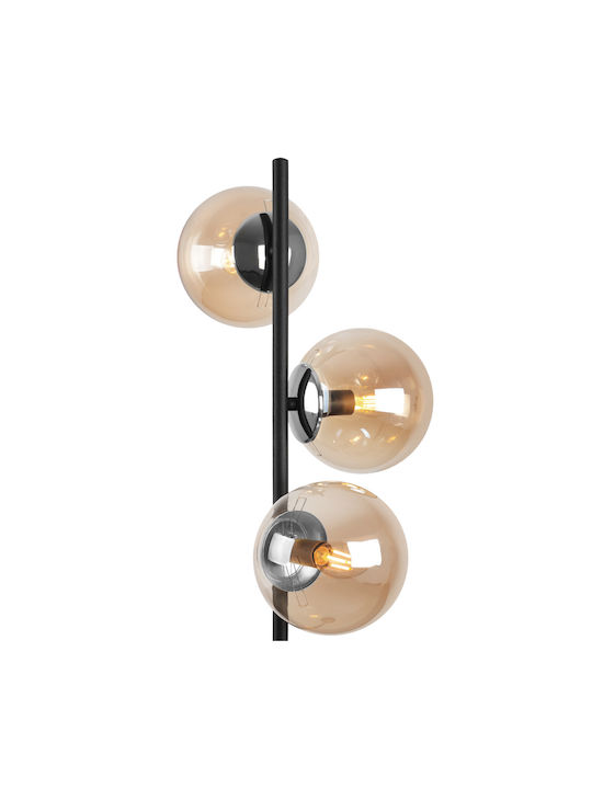 Light Home Φωτιστικό Δαπέδου με Ντουί για Λαμπτήρα E14 Μαύρο