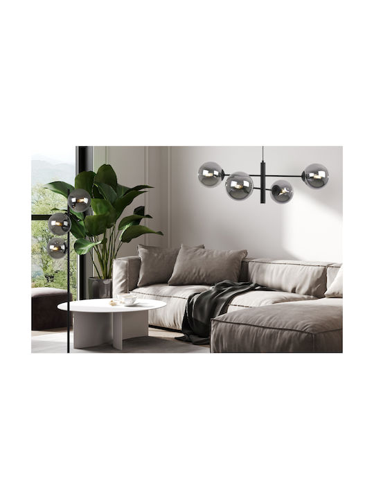 Light Home Φωτιστικό Δαπέδου με Ντουί για Λαμπτήρα E14 Μαύρο