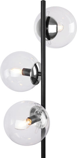 Light Home Φωτιστικό Δαπέδου με Ντουί για Λαμπτήρα E14 Μαύρο