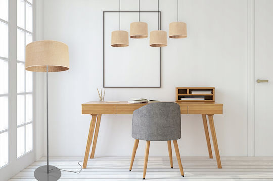 Light Home Stehleuchte mit Fassung für Lampe E27 Weiß