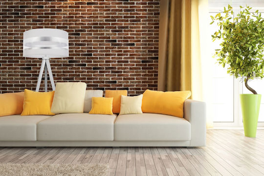 Light Home Stehleuchte mit Fassung für Lampe E27 Schwarz