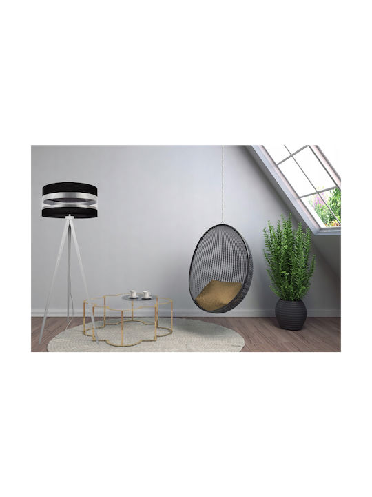 Light Home Stehleuchte mit Fassung für Lampe E27 Schwarz