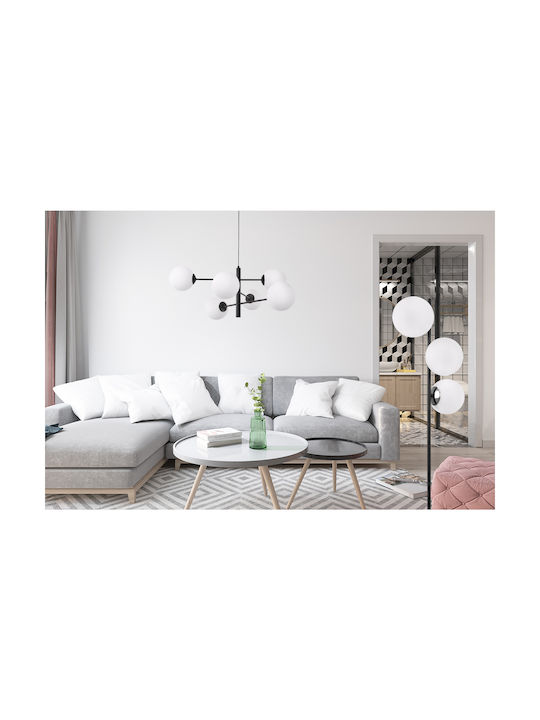 Light Home Floor Lamp with Socket for Bulb E14 Black