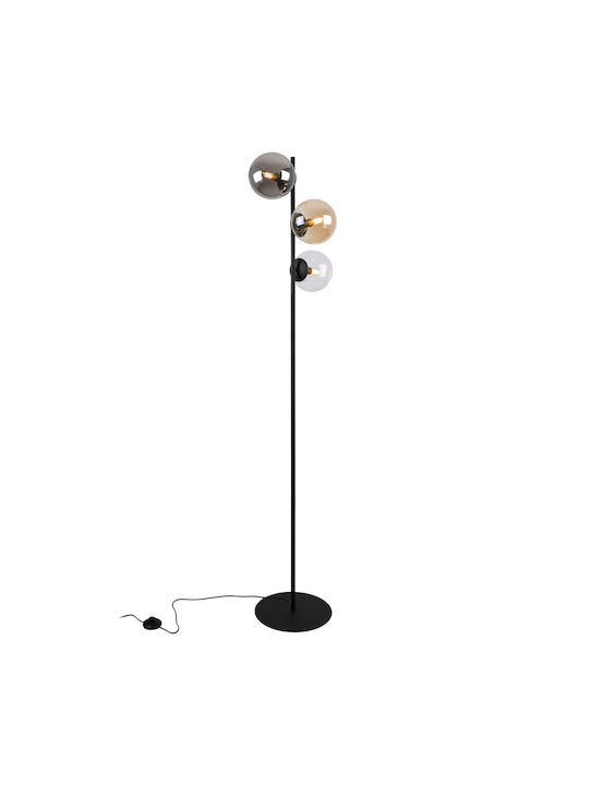 Light Home Stehleuchte mit Fassung für Lampe E14 Schwarz