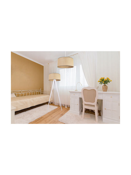 Light Home Лампа за под В145см. Бял