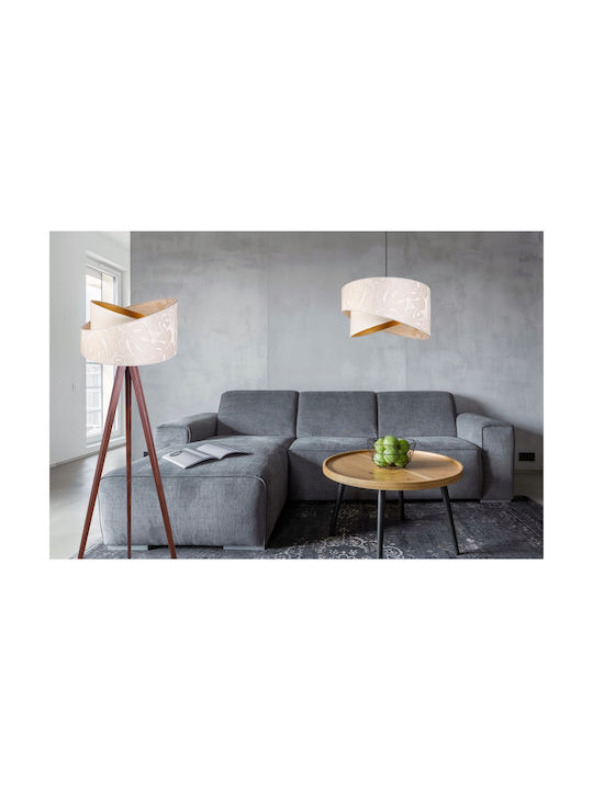 Light Home Stehleuchte mit Fassung für Lampe E27 Braun
