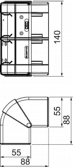 Externe Ecken Beweglicher Typ Gk-ah53130rw