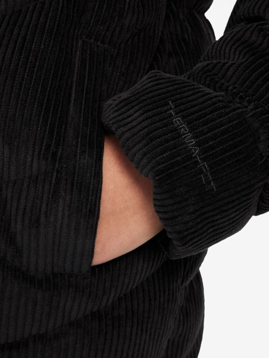 Kids' Sports Jacket with Lining Black Therma-fit