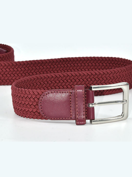 Curea pentru bărbați din Piele sintetica Burgundy Curea pentru bărbați din Piele sintetica Burgundy