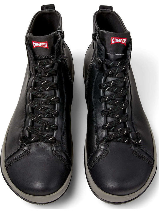Peu Pista GM Leather Black Men's Boots Waterproof