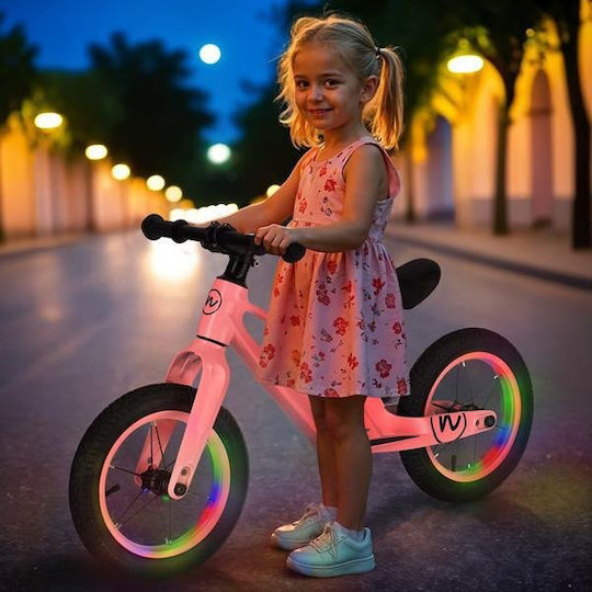 Nils Bicicletă de Echilibru pentru Copii Roz