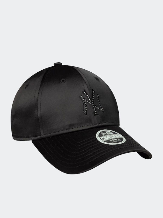 New Era New York Yankees Mlb Satin Rhinestone Black 9forty Adjustable Cap Γυναικείο Καπέλο Μαύρο New Era New York Yankees Mlb Satin Rhinestone Black 9forty Adjustable Cap Γυναικείο Καπέλο Μαύρο