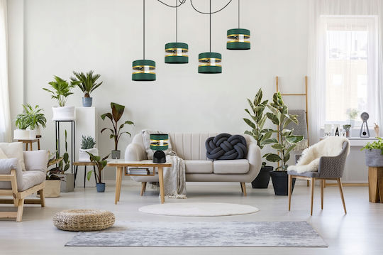 Light Home Μεταλλικό Πορτατίφ για Ντουί E27 με Μαύρο Καπέλο και Βάση