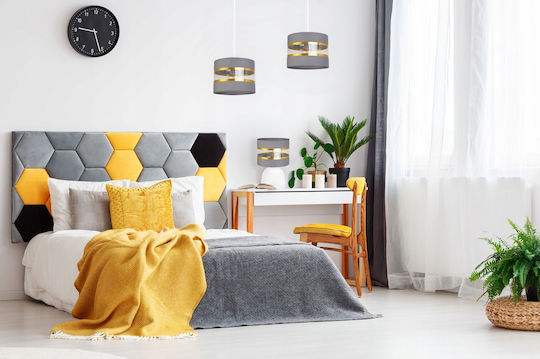 Light Home Metall Tischlampe für Fassung E27 mit Weiß Schirm und Basis
