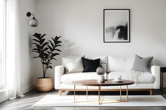 Light Home Πορτατίφ για Ντουί E27 με Γκρι Καπέλο και Μαύρη Βάση