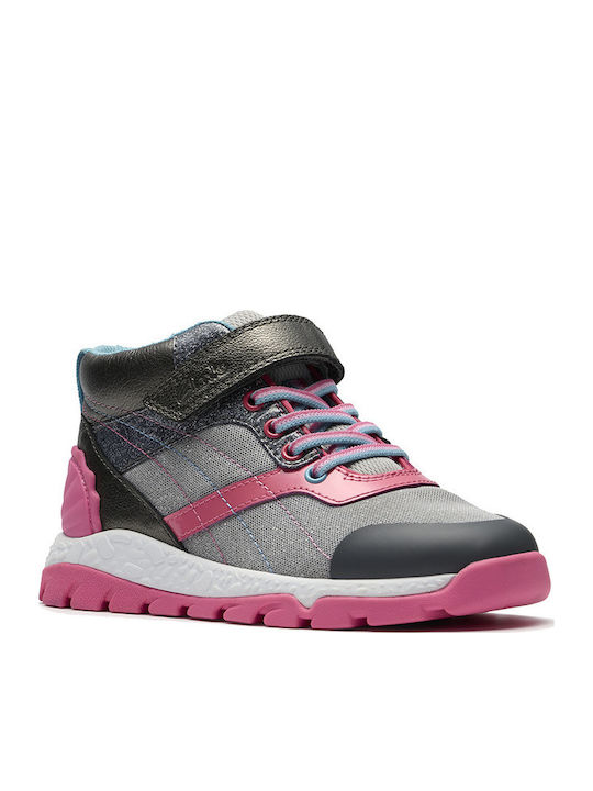 Tidal 2 Myth K Kids Sneakers High with Hoop & Loop Closure Multicolour