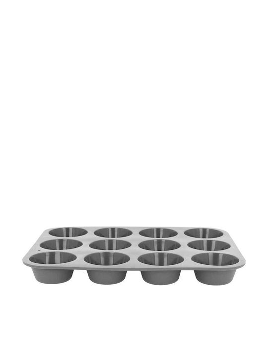 Brunbeste Φόρμα Ζαχαροπλαστικής για Cupcakes/Muffins από Σιλικόνη 12 Θέσεων 29.5x22εκ.