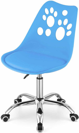 Hurtmeblowy Kinderstühle Bürostuhl 61x41x81.5-93.5cm Blau Hurtmeblowy Kinderstühle Bürostuhl 61x41x81.5-93.5cm Blau