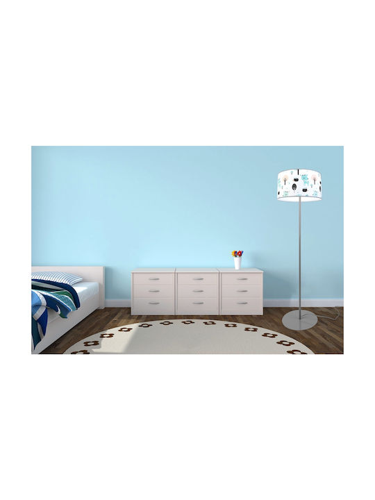 Light Home LED Детска Лампа Портатив Бял 30εκ.