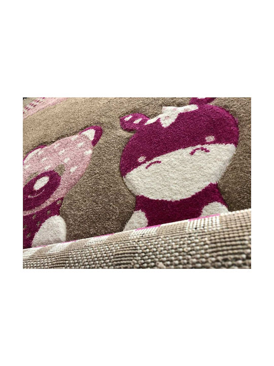 Koulis Carpets Παιδικό Χαλί Ροζ 70x150cm