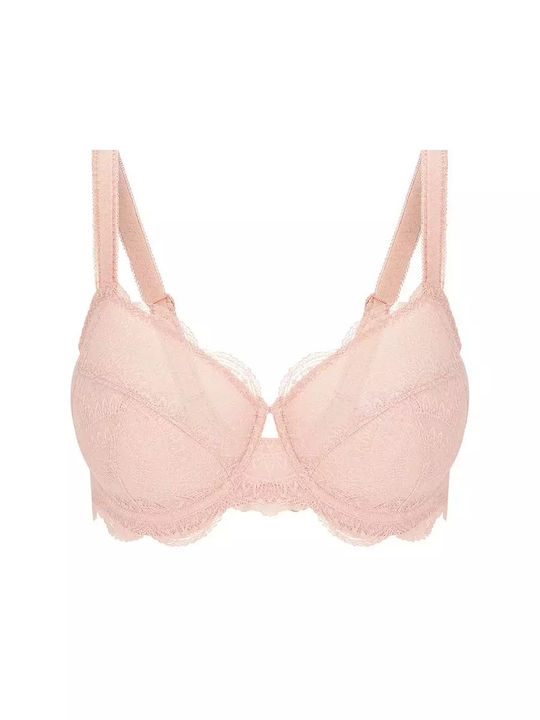 Bra without Padding Underwire Beige