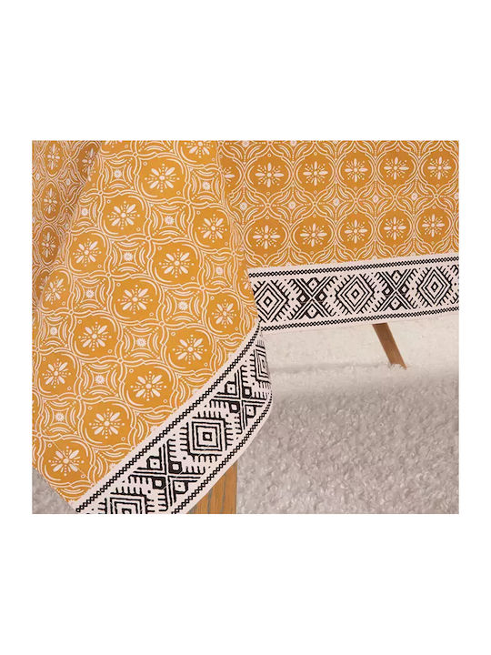 Nef-Nef Homeware Tischtuch Fleckabweisend Jeneria Mustard 140x180cm