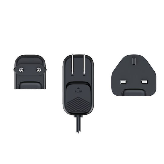 Mobile Origin Φορτιστής Χωρίς Καλώδιο GaN με 3 Θύρες USB-A και 3 Θύρες USB-C 140W Power Delivery Μαύρος