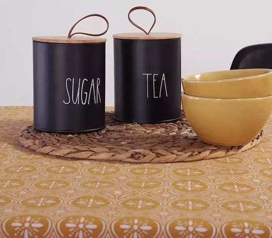 Nef-Nef Homeware Față de masă Din Bumbac Rezistent la pete Jeneria Mustard 140x240cm