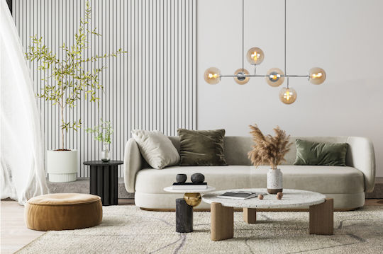 Light Home Κρεμαστό Φωτιστικό Μελί με Ντουί E14
