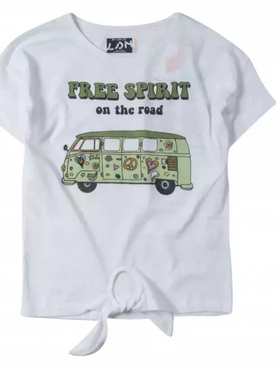 Kids' Shirt Short Sleeve Ecru
