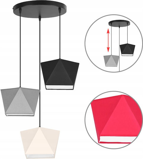 Light Home Регулируема Висящо Осветително Тяло Червен