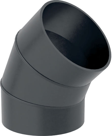 Segmented Elbow Pehd 250/45 Black Color Hdpe Sewage