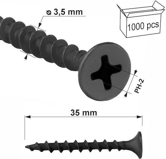 Screws Drywall To Wood Ksgd-35035