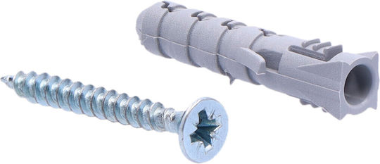 Fix Expansion Plug Fi 6 3.5x30 Mm Screw Polypropylene Pack 200 Pcs