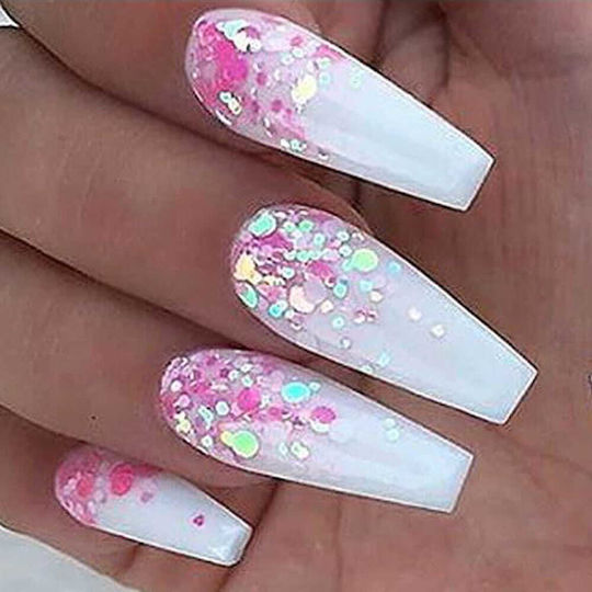 Diamond Crush Effekt Nageldesign Allepaznokcie Nr 8