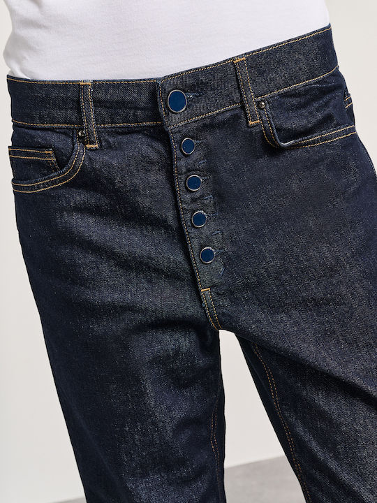 Typos Damenjeans in Boyfriend-Passform Schwarz