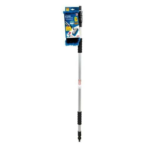 Bi-level Washing Brush with Telescopic Handle 120-220cm and Water Supply