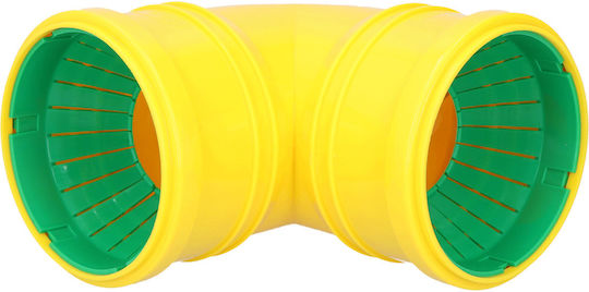 Pp 90° Drain Elbow Dn Od 72-100mm Double Socket Universal Yellow Pipe Elbow Fittings