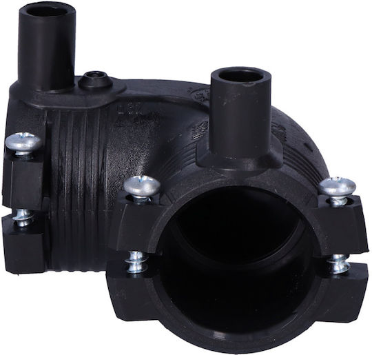 90° Elektrofusionsbogen D32 Pe100 Sdr11 Pn10 Gas/pn16 Wasser