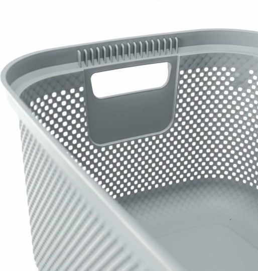 Keeeper Coș de Depozitare Plastic Gri 30lt 1buc