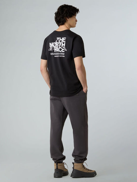 Mountain Sketch T-Shirt Black