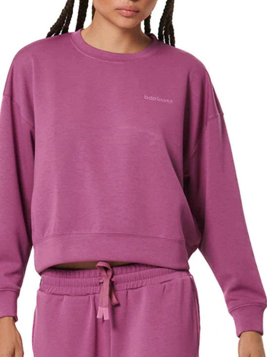 Cropped Γυναικείο Φούτερ Maroon
