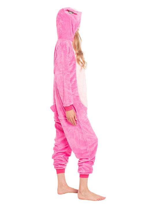 Nikcorp Damen Schlafanzug Winter Rosa