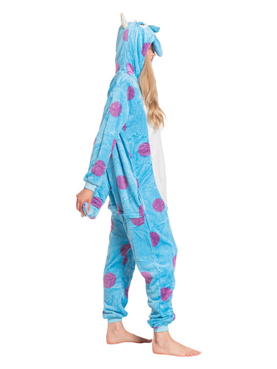 Winter Women's Blue Onesie Pajama