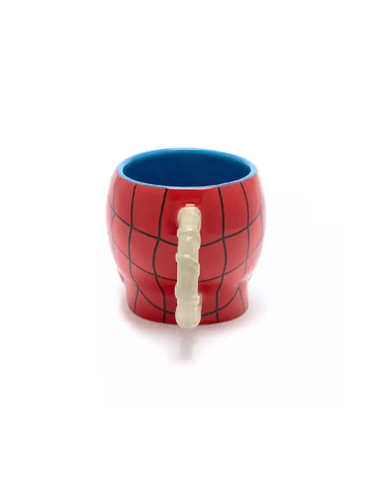 Cana 3D D&h Spiderman Figurină Tridimensională din Lut 350ml Roșu