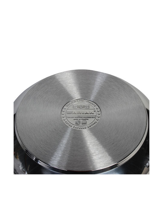 Homeplus Gastro Βαθιά Ανοξείδωτη Κατσαρόλα 20lt / 34cm