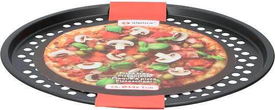 Alpina Appliances Perforated Aluminum Baking Pan with Non-Stick Coating 34cm
