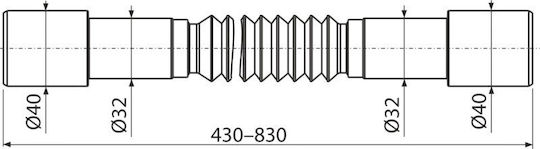 Flexible Connector 40-32x32-40