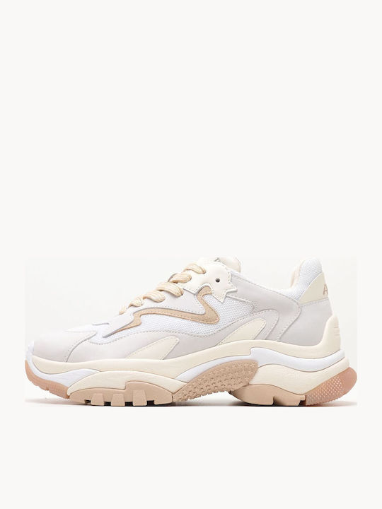 Addict Combo Chunky Sneakers Beige