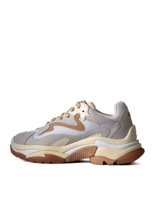 Addict Combo Chunky Sneakers Beige